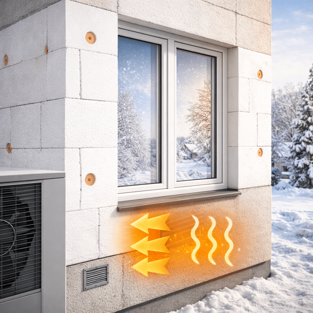 okna 3 szybowe a ciepło w domu